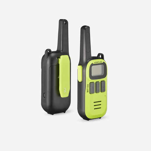 
      Paire de talkie-walkies rechargeables par USB - 5 km - WT100
  