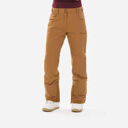 Women's Waterproof Snowboard Trousers SNB 500 - CAMEL