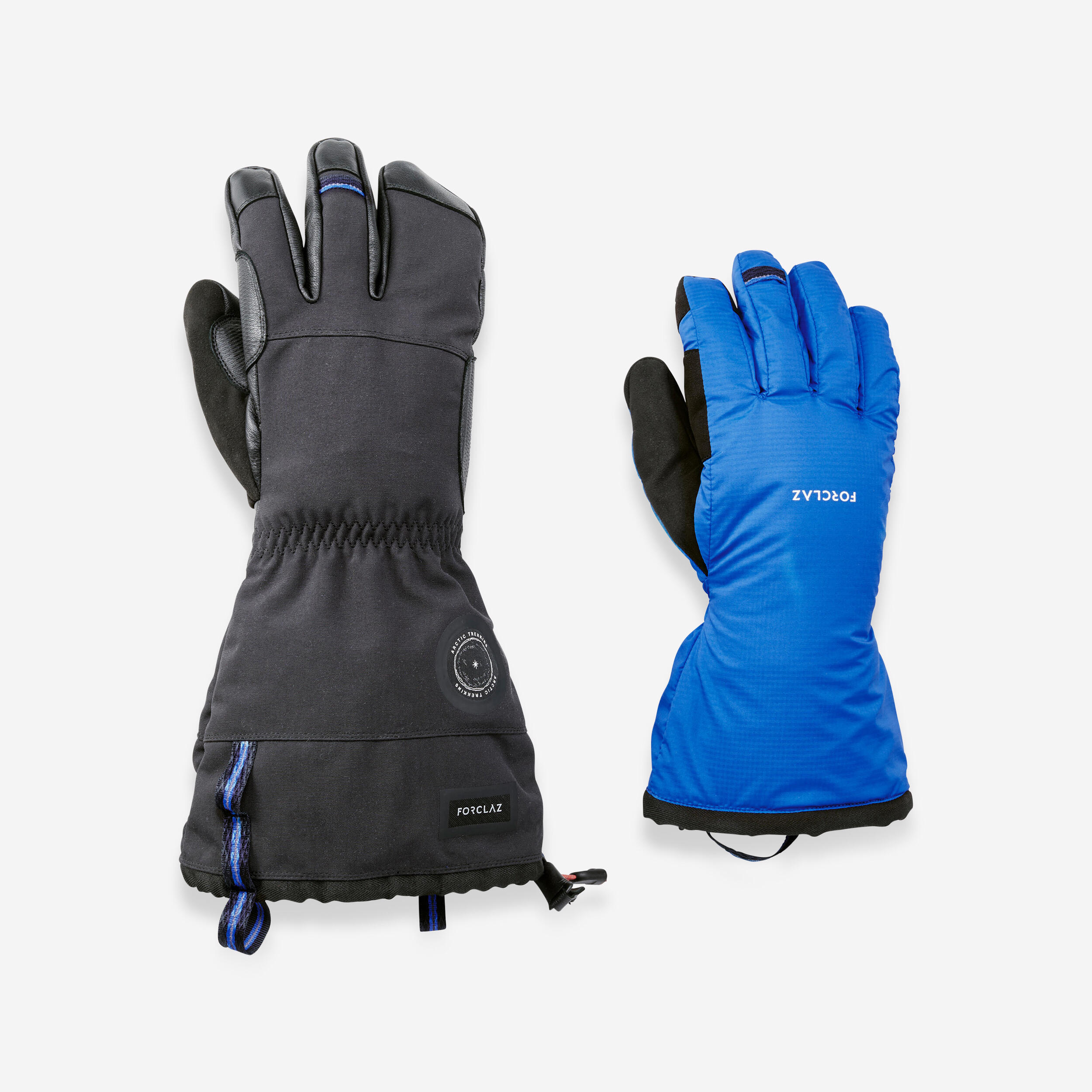 Forclaz - Gants Grand Froid 2en1 De Trek - Arctic 900 -20°c - Adulte - Gants - Randonnees Et Trekking Homme - Bleu-noir - 48 Xl - Decathlon