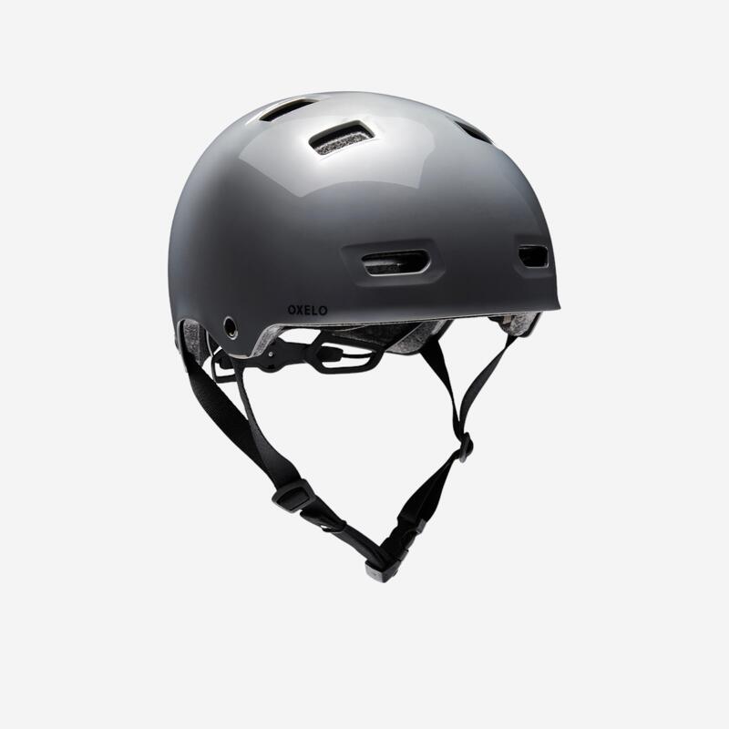 Paten / Kaykay / Scooter Kaskı - Antrasit - MF500