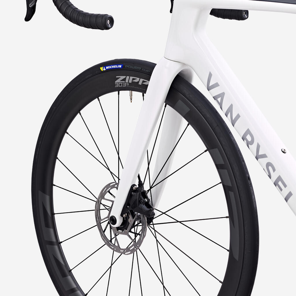 Cestný bicykel RCR RIVAL AXS so snímačom výkonu biely