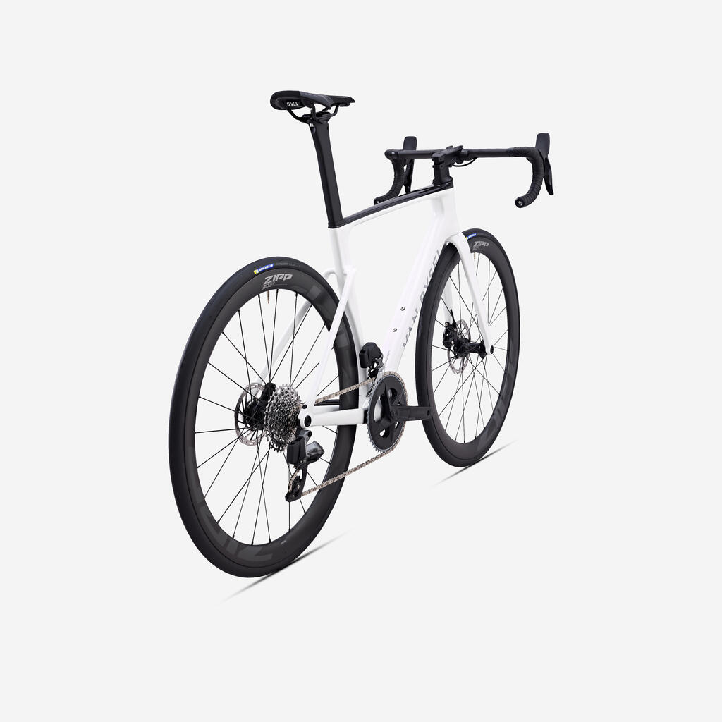 Cestný bicykel RCR RIVAL AXS so snímačom výkonu biely