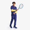 Unisex Tennis Winter Jacket TJA500 Blue and Yellow