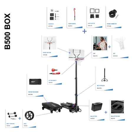 Basketball Hoop Adjustment System Kit Box