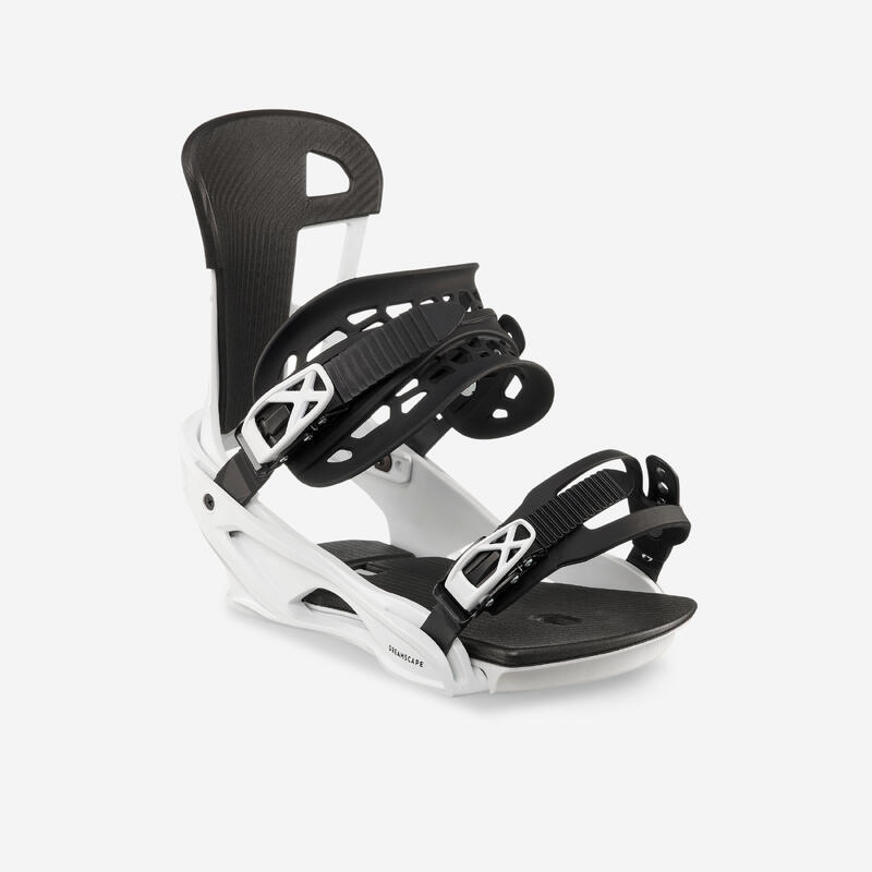 Snowboardbindingen voor all mountain/freestyle SNB 500 wit