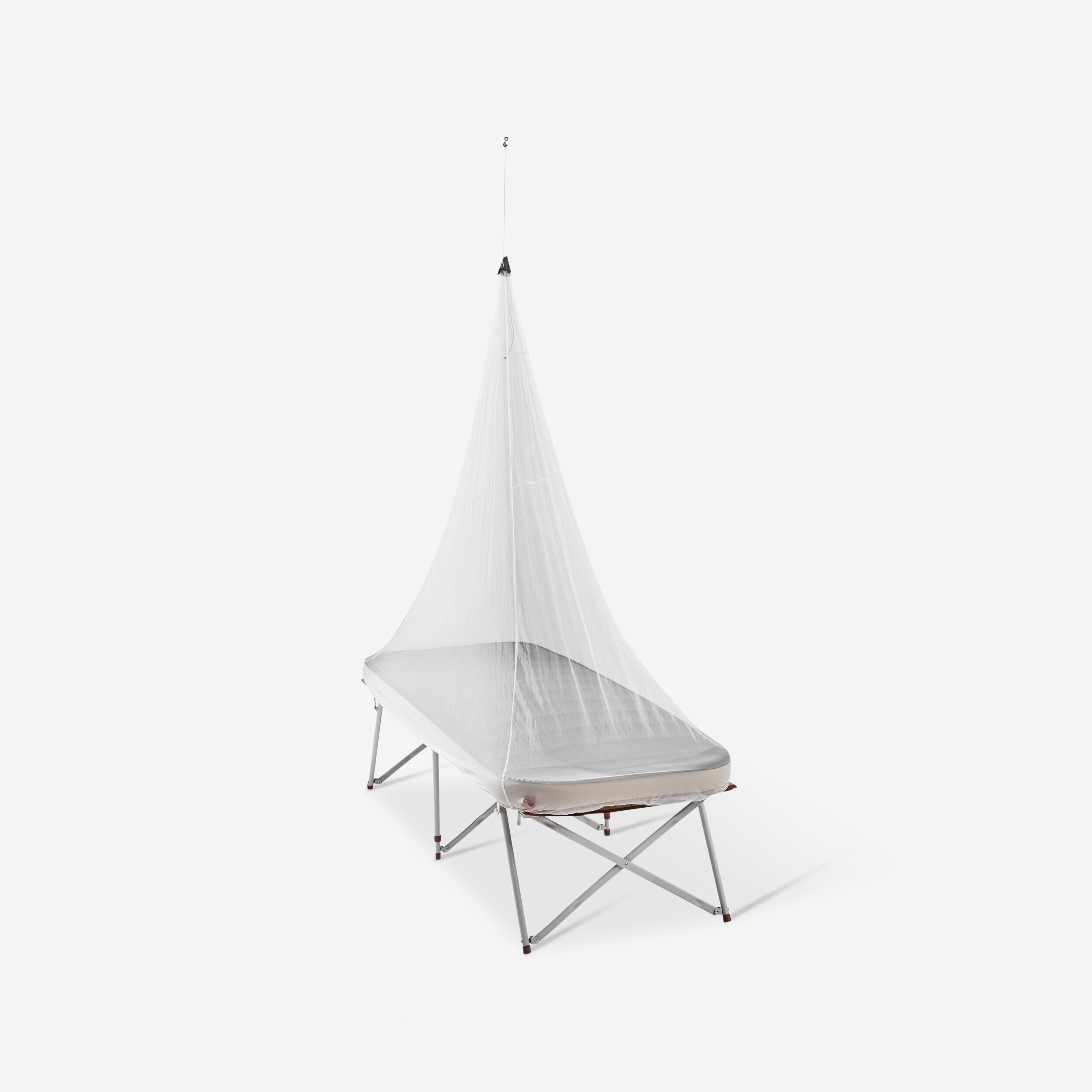 FORCLAZ Untreated Travel Mosquito Net - 1 person - Undyed