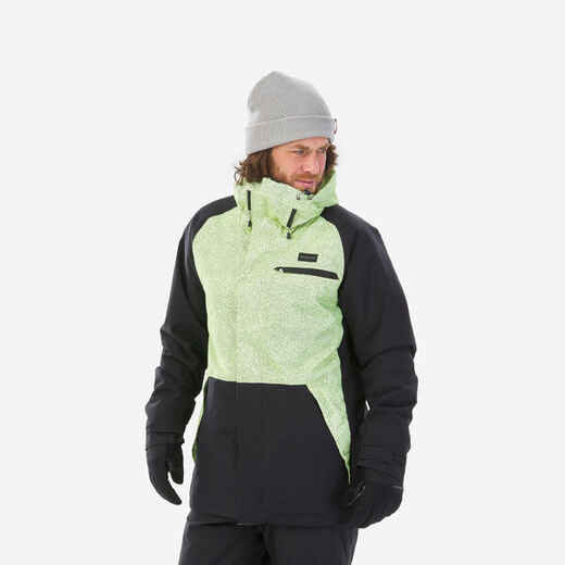 
      Snowboardjacke Skijacke Herren - SNB 100 gelb/schwarz 
  