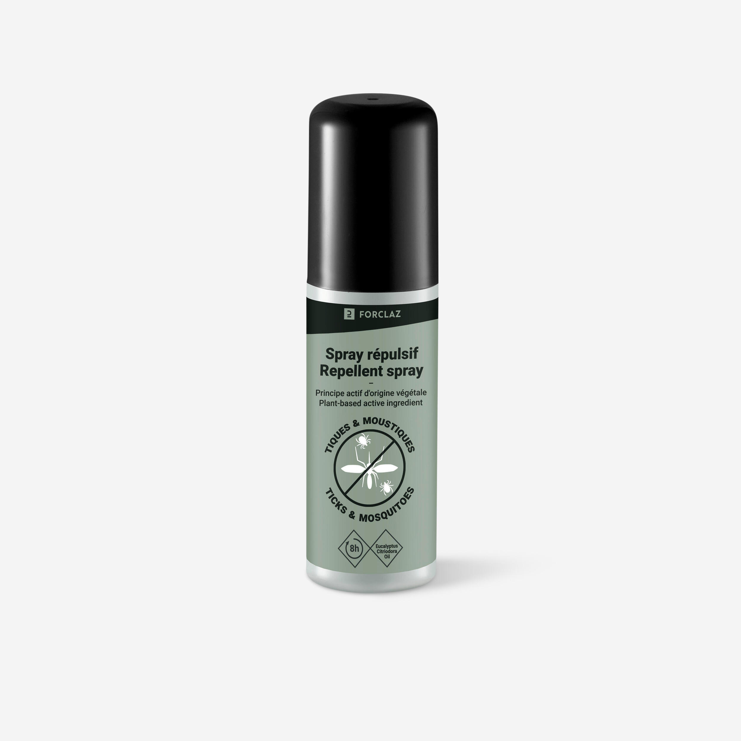 Anti-mosquito and tick repellent spray Lemon eucalyptus essential oil 100 ml 1/5