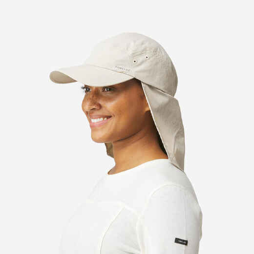 
      Casquette de Trekking montagne TREK 900 ANTI-UV GRIS CLAIR
  