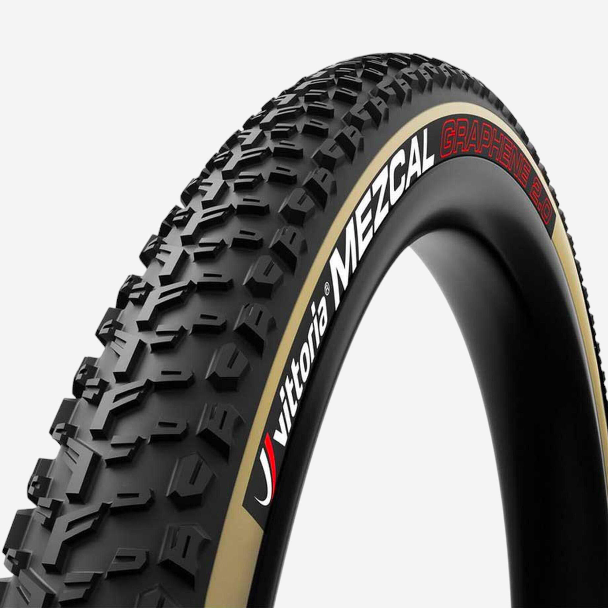 ROCKRIDER Neumático MTB Vittoria Mezcal 29 x 2,25" TLR Reforzado Flancos Beis