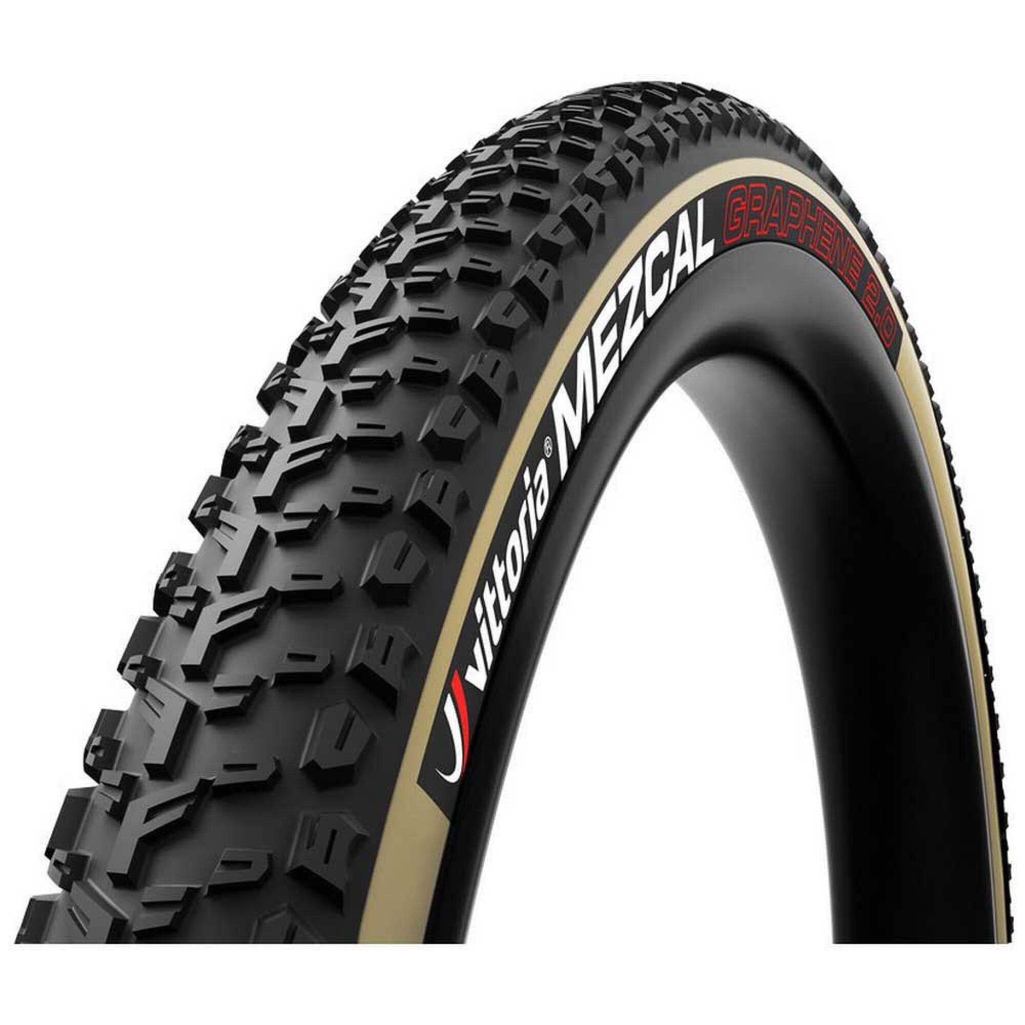 Vittoria - Pneu Vtt Vittoria Mezcal 29 X 2.25" Tlr Renforcé Flancs Beiges - Pneu - Sav Cycle - - 55/622 - Decathlon