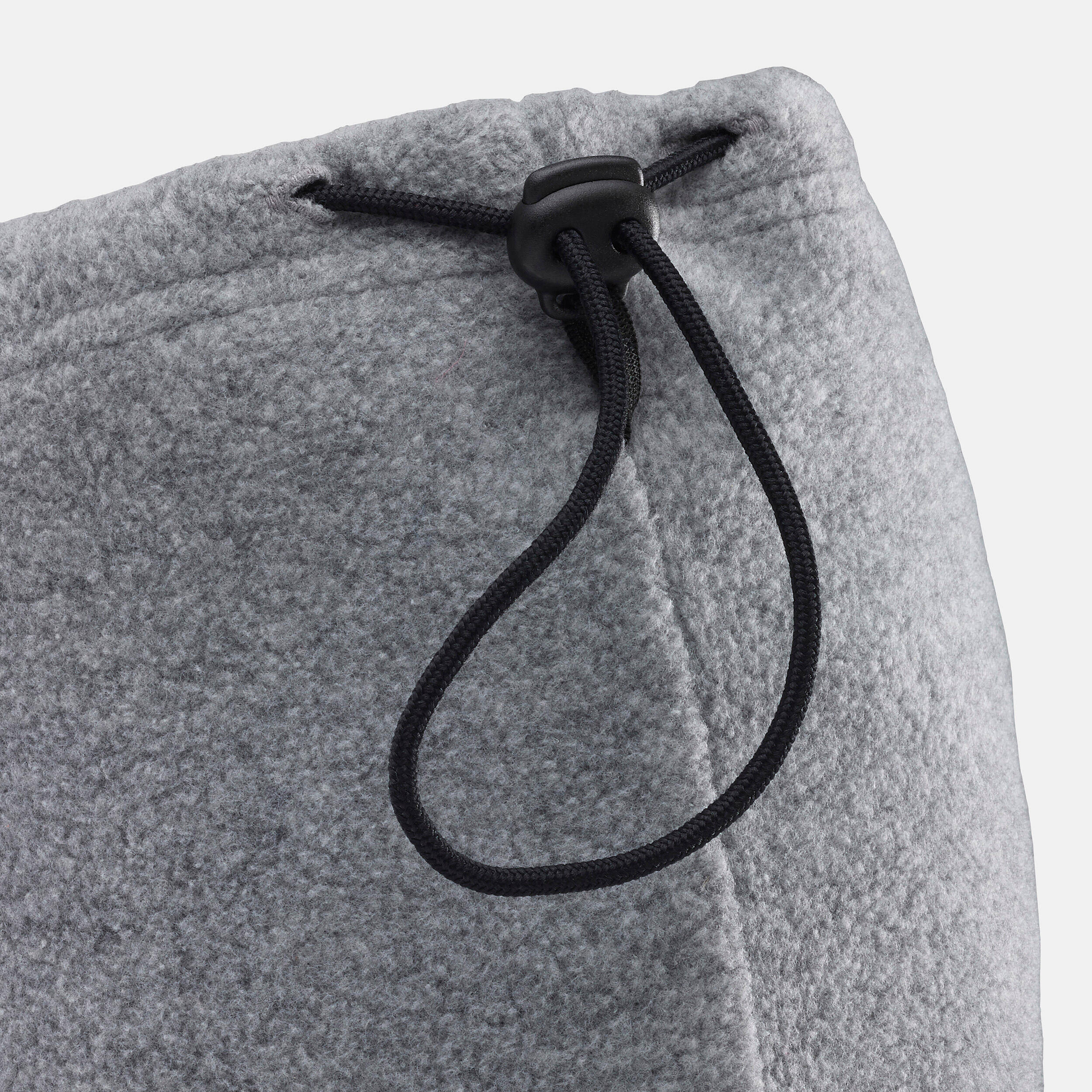 ADULT FLEECE SKI SNOOD - DRAWCORD - GREY -  3