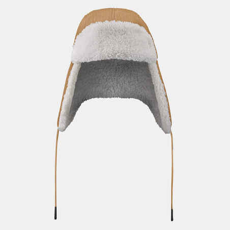 ADULT VELVET TRAPPER HAT - OCHRE