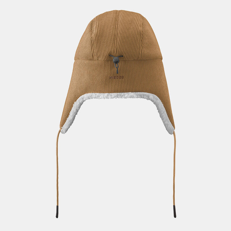 ADULT VELVET TRAPPER HAT - OCHRE