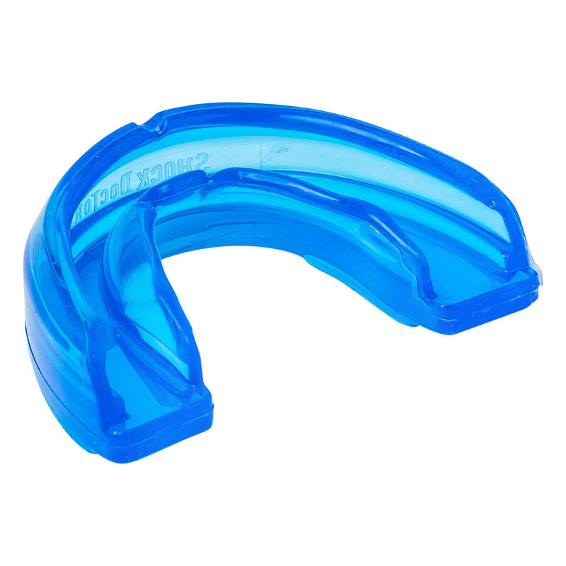 Feldhockey Zahnschutz mit fester Zahnspange - Shock Doctor Braces blau