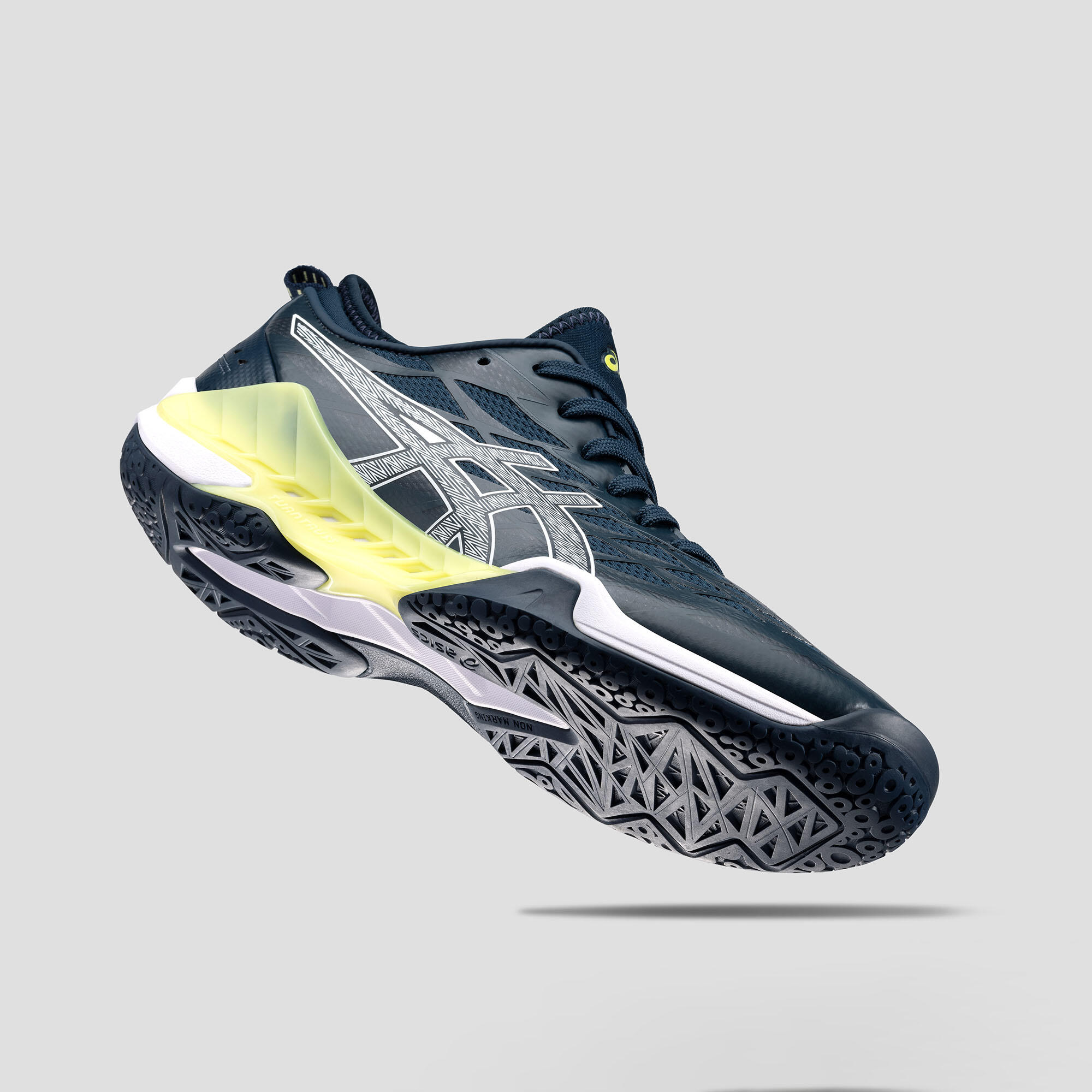 Scarpe pallamano uomo Asics BLAST FF 3 blu-giallo 3/7