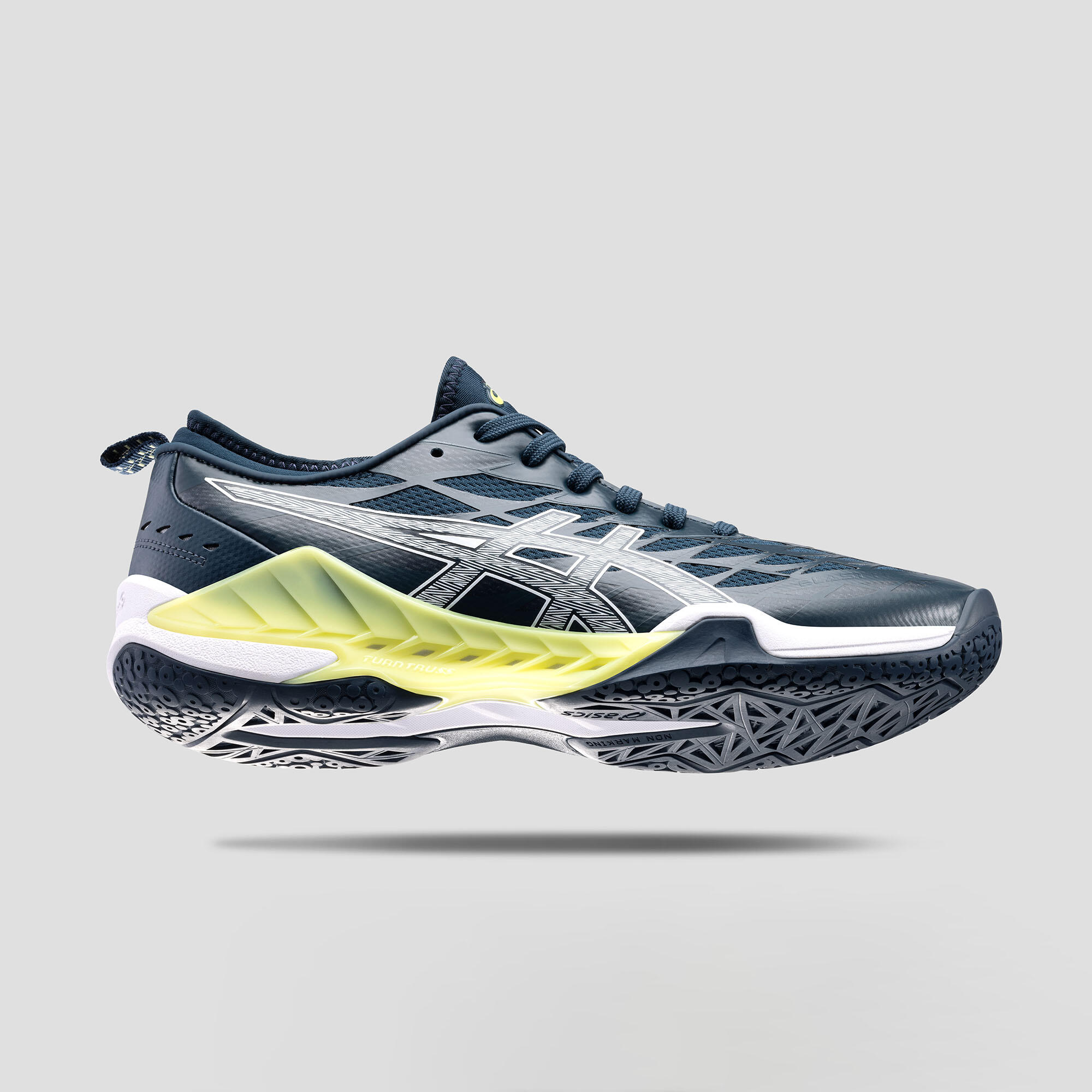 Scarpe pallamano uomo Asics BLAST FF 3 blu-giallo 5/7