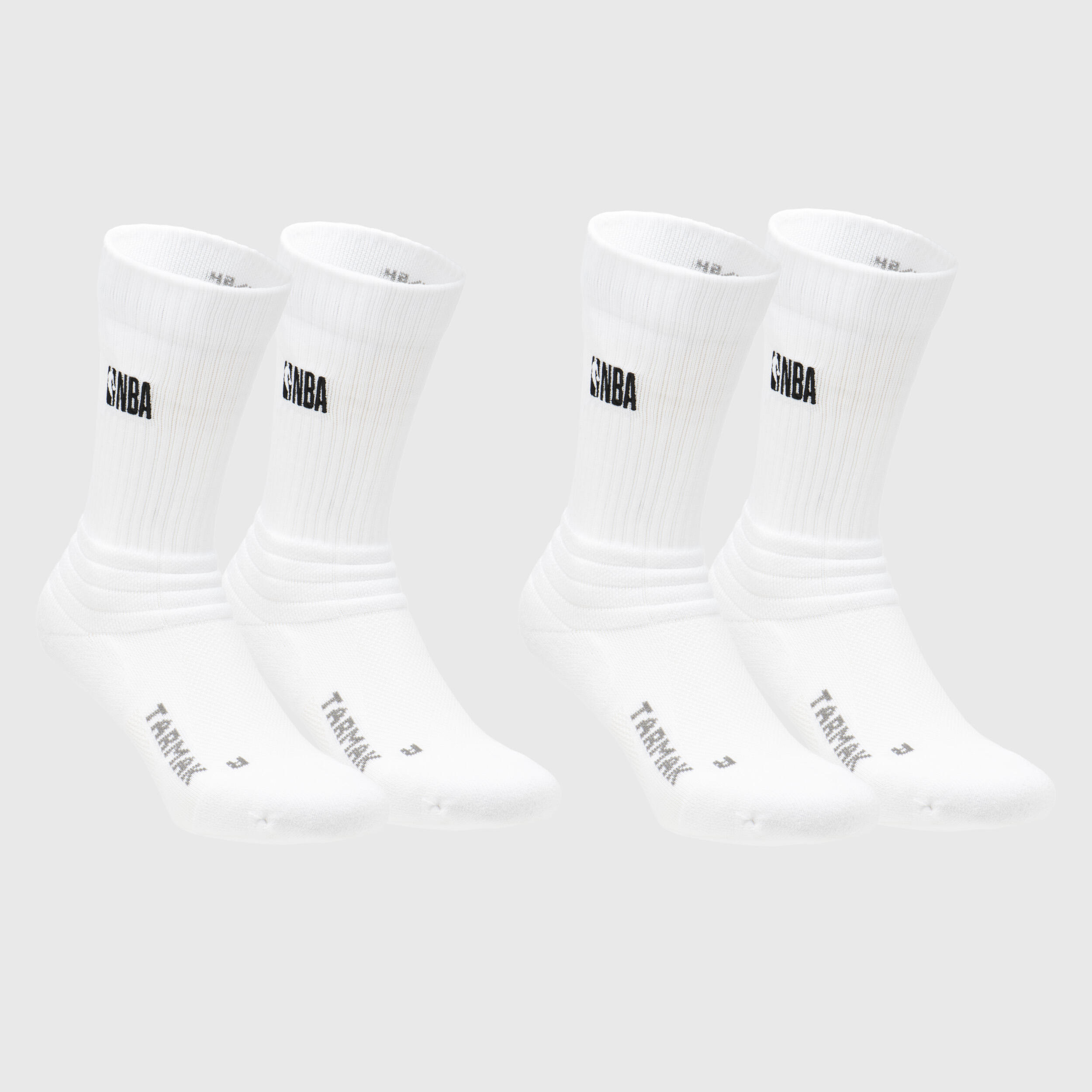 Calze basket adulto SO 900 NBA bianche x2 8/9