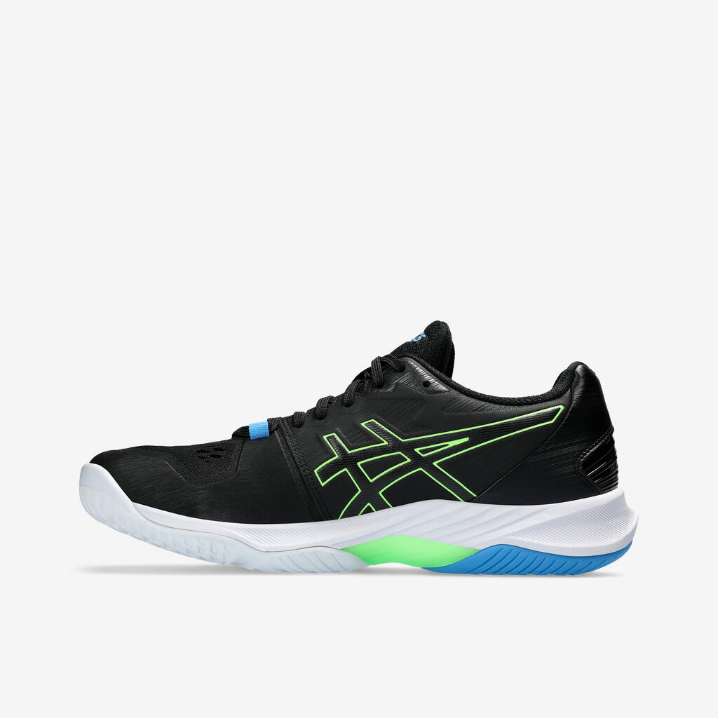 Herren Volleyball Hallenschuhe MID - ASICS Sky Elite schwarz/grün 