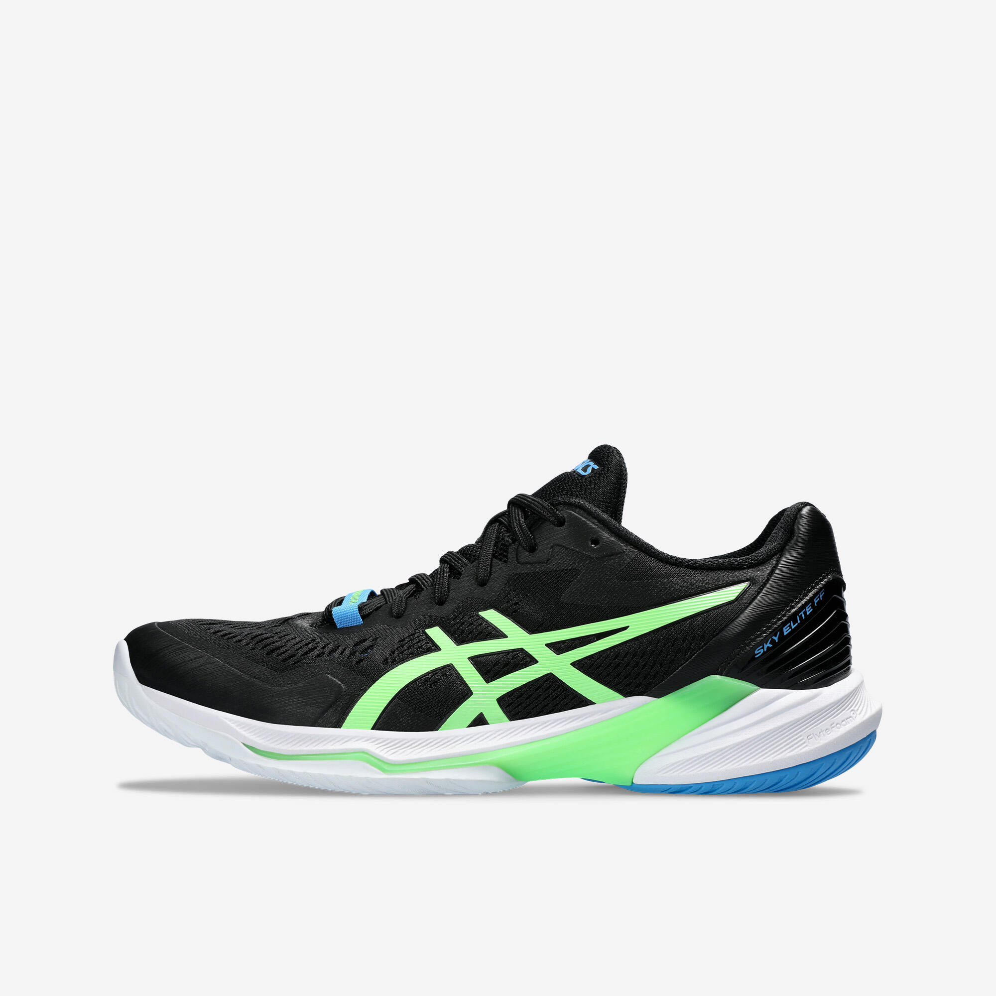 Tweedehands - Volleybalschoenen voor heren Sky Elite zwart groen 3/8
