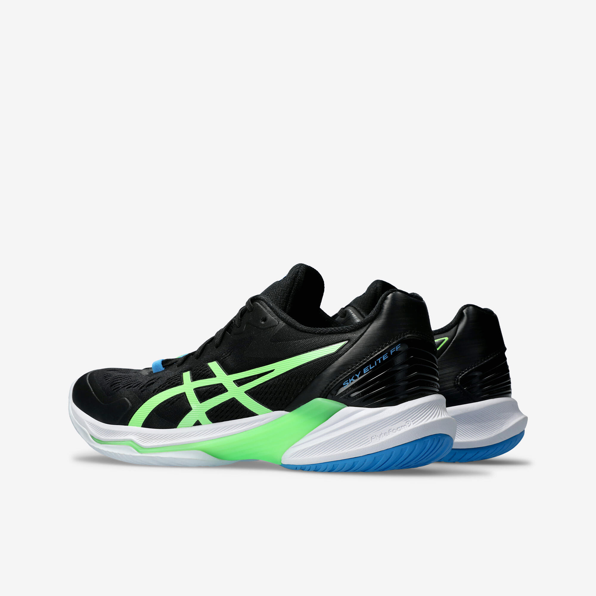 Tweedehands - Volleybalschoenen voor heren Sky Elite zwart groen 7/8