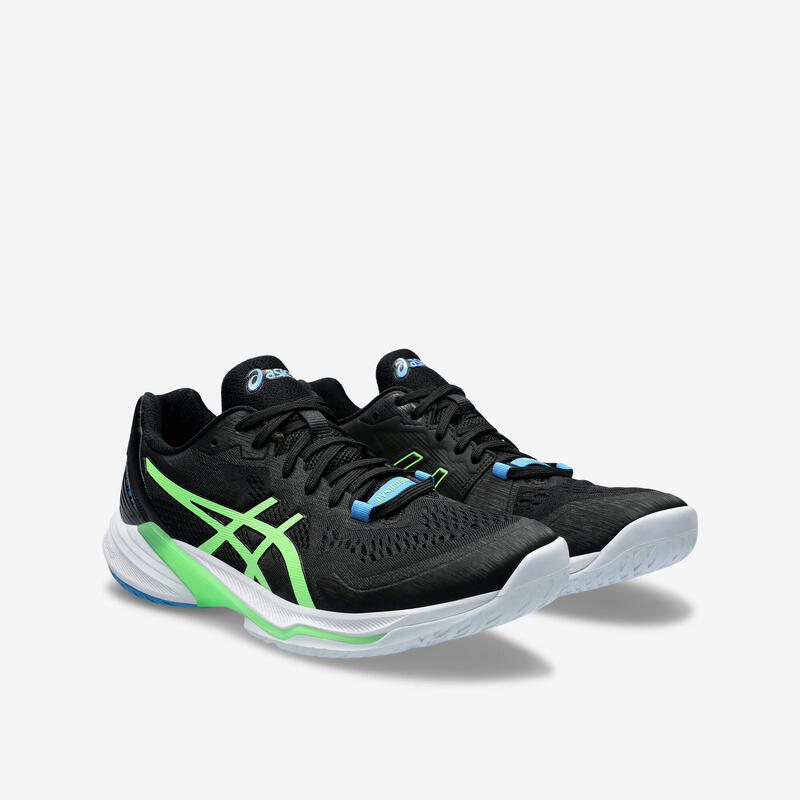 Chaussures de volleyball Homme - ASICS Sky Elite Noir Vert