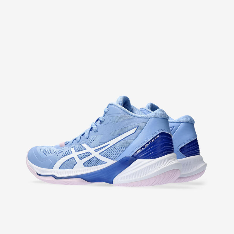 Damen Volleyball Hallenschuhe MID - Asics Sky Elite blau 