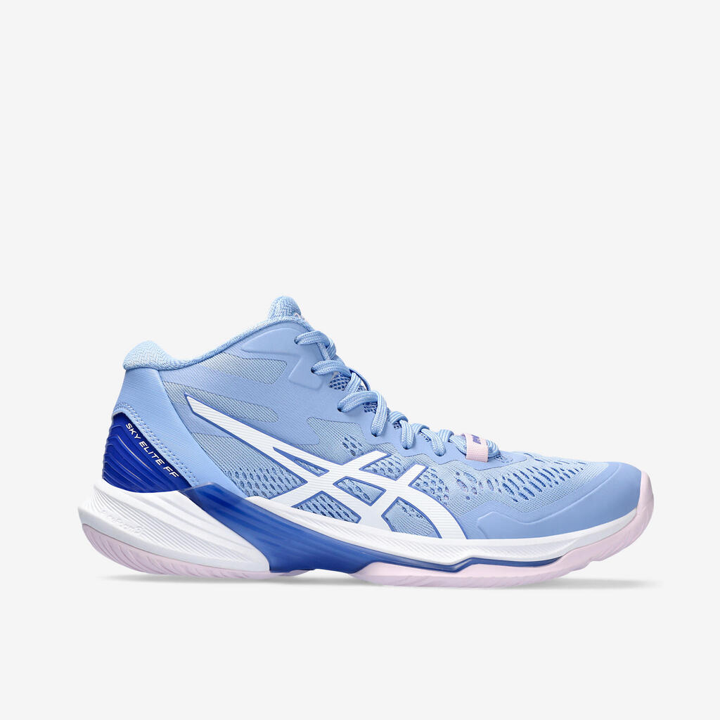 Damen Volleyball Hallenschuhe MID - Asics Sky Elite blau 