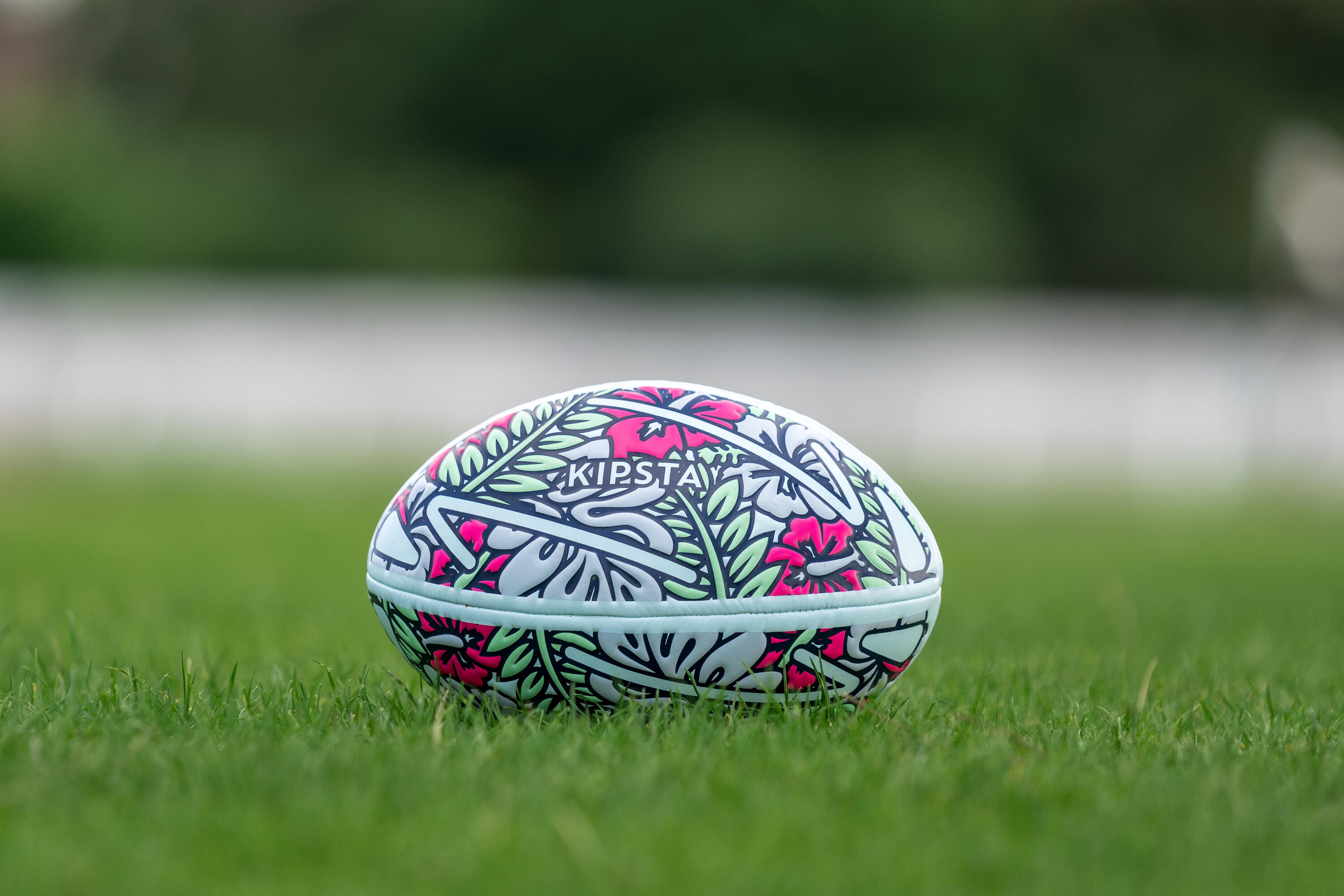 Pallone beach rugby TIKI taglia 3 verde-bianco-rosa 13/13
