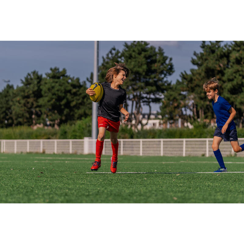 BALLON DE RUGBY ENFANT - R100 INITIATION TAILLE 3 JAUNE