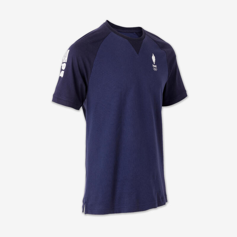 T-shirt Equipe de France Olympique Adulte mixte -Bleu