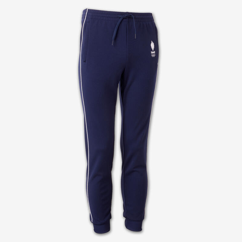 Pantalon de survêtement Equipe de France Olympique Adulte Mixte bleu