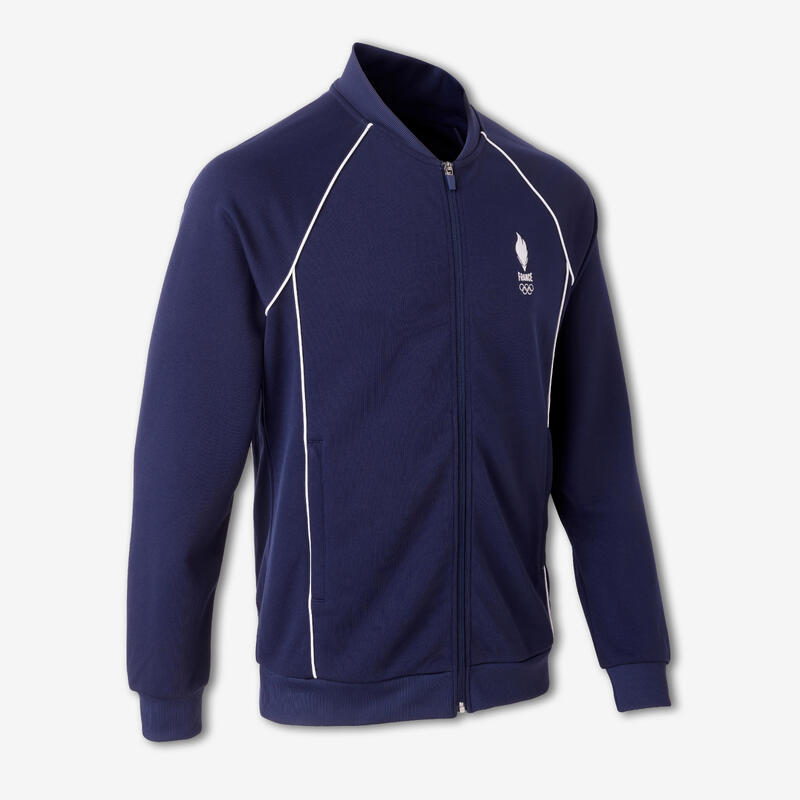 Veste de survêtement Equipe de France Olympique Adulte Mixte bleu