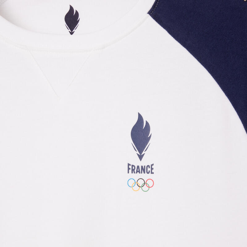 T-shirt Equipe de France Olympique Adulte mixte -Blanc