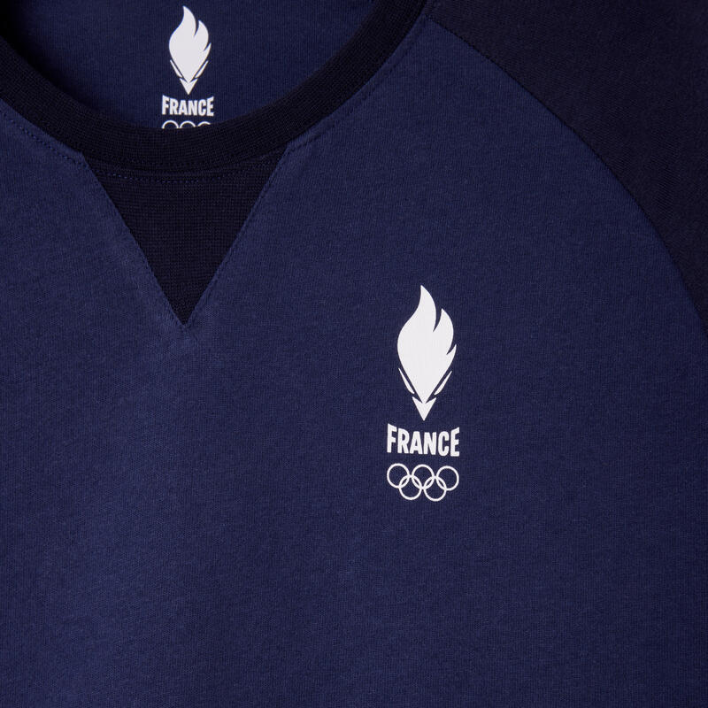 T-shirt Equipe de France Olympique Adulte mixte -Bleu