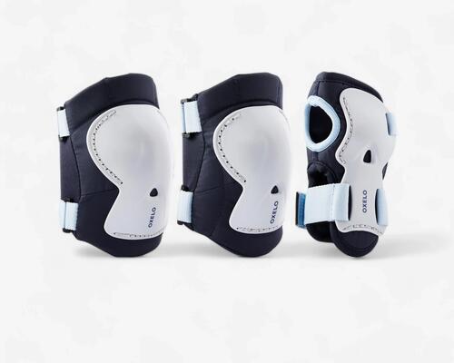 SET 3 PROTECTIONS ROLLER SKATE TROTTINETTE ENFANT PLAY OXELO