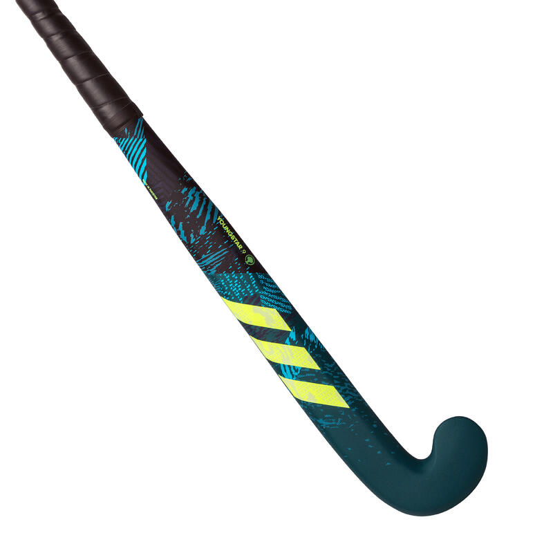 Kinder Feldhockeyschläger Holz - Youngstar blau/schwarz