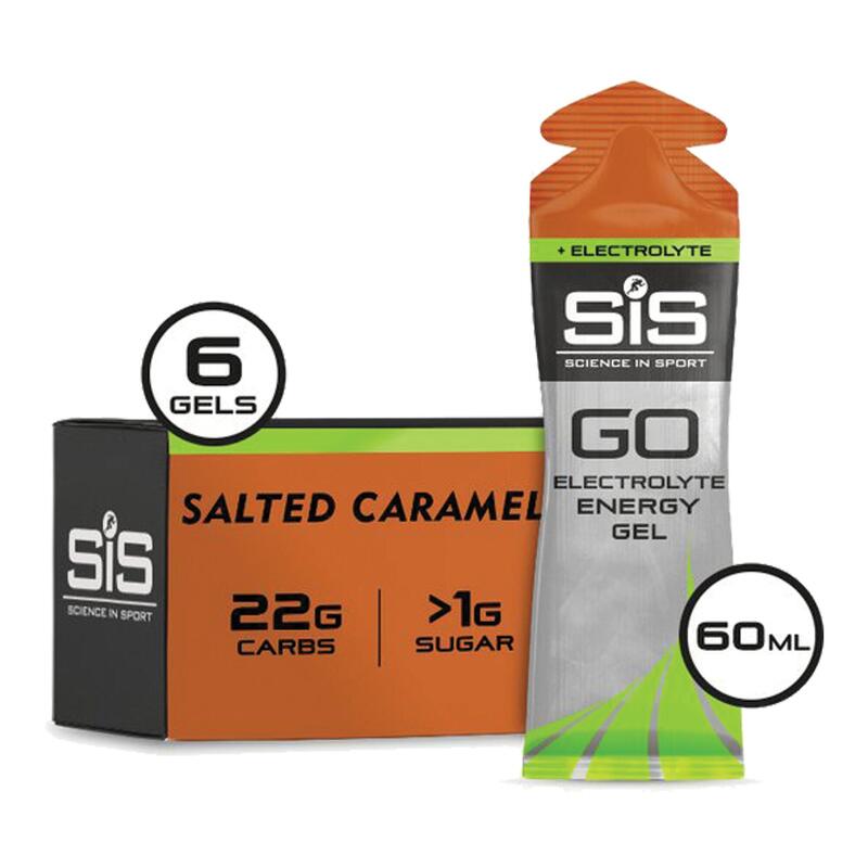 Science In Sport Go Energy + Electrolite Pack 6 Caramelo Salgado