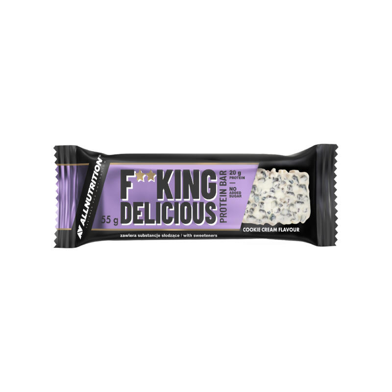 Baton proteinowy Allnutrition Fitking Delicious 55g cookie cream