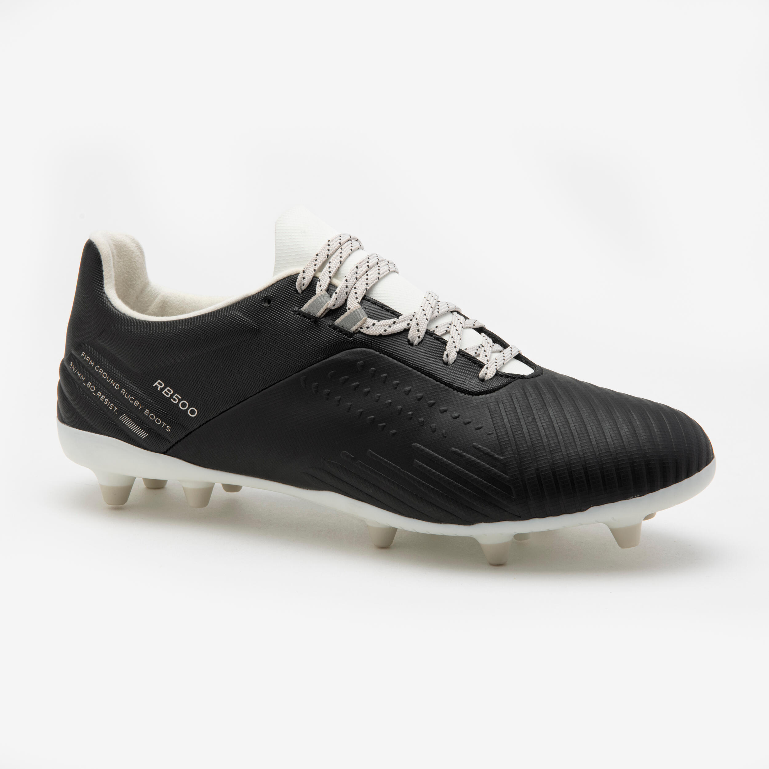 Adult Rugby Boots Advance R500 FG - Black 1/6