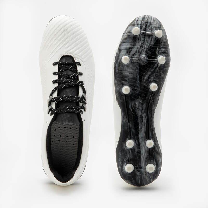 Ghete ADVANCE R500 FG Rugby Negru Adulți
