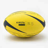 Kids' Beginner Size 3 Rugby Ball R100 - Yellow