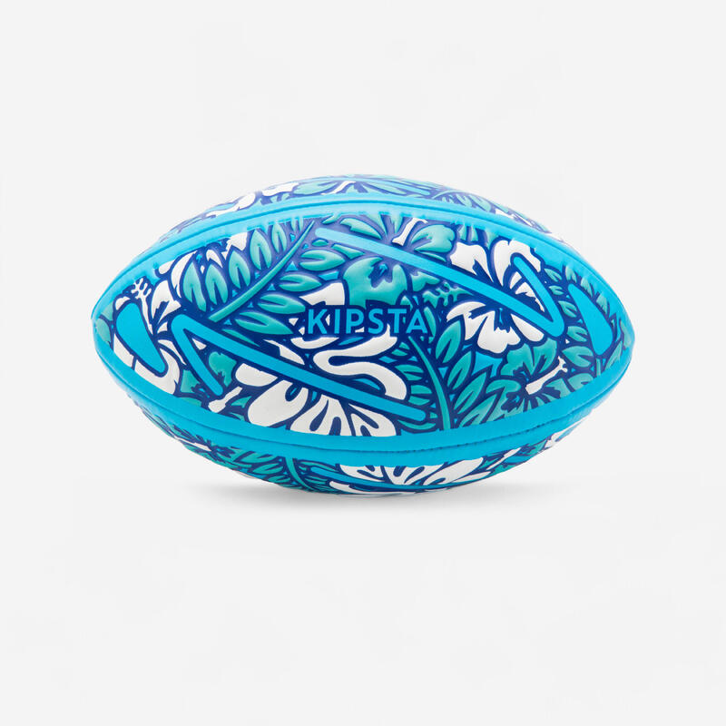 Ballon de beach rugby - r100 beach city taille midi orange / vert / jaune