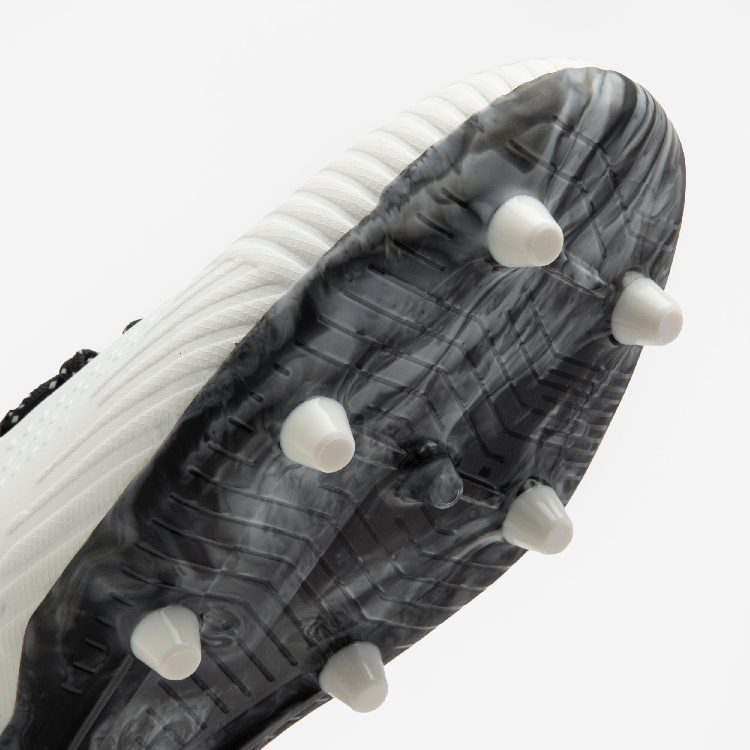 Adult Rugby Boots Advance R500 FG - White 5/6