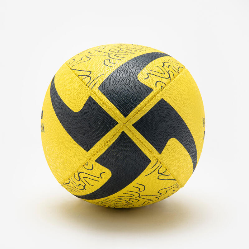 BALÓN DE RUGBY NIÑO - R100 INICIACIÓN TALLA 3 AMARILLO