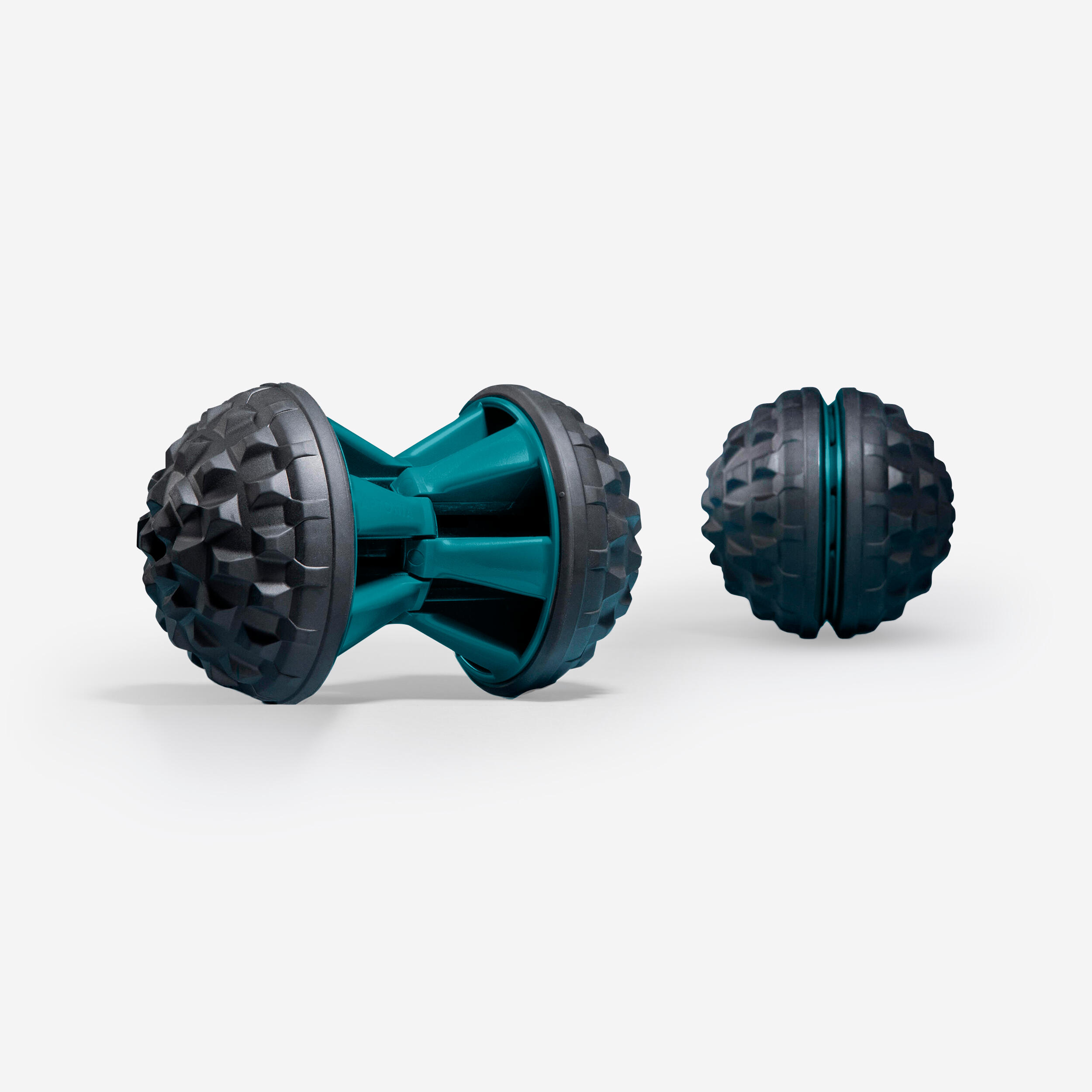 Single and double 2-in-1 massage ball