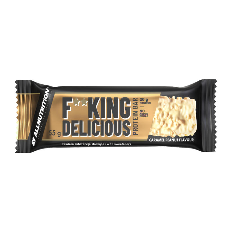 Baton proteinowy Allnutrition Fitking Delicious 55g caramel peanut