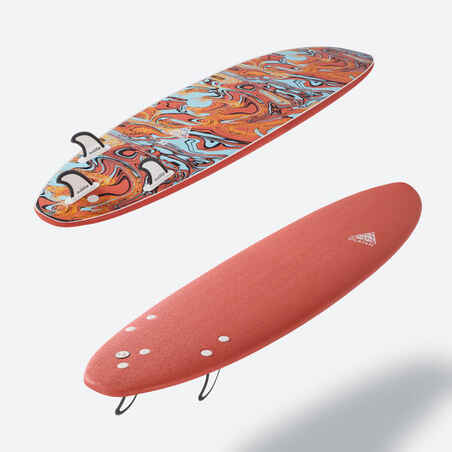 Foam surfboard 7' - 500 orange