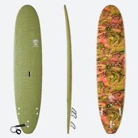 Planche de surf mousse 8&#039;6&quot; - 500 kaki