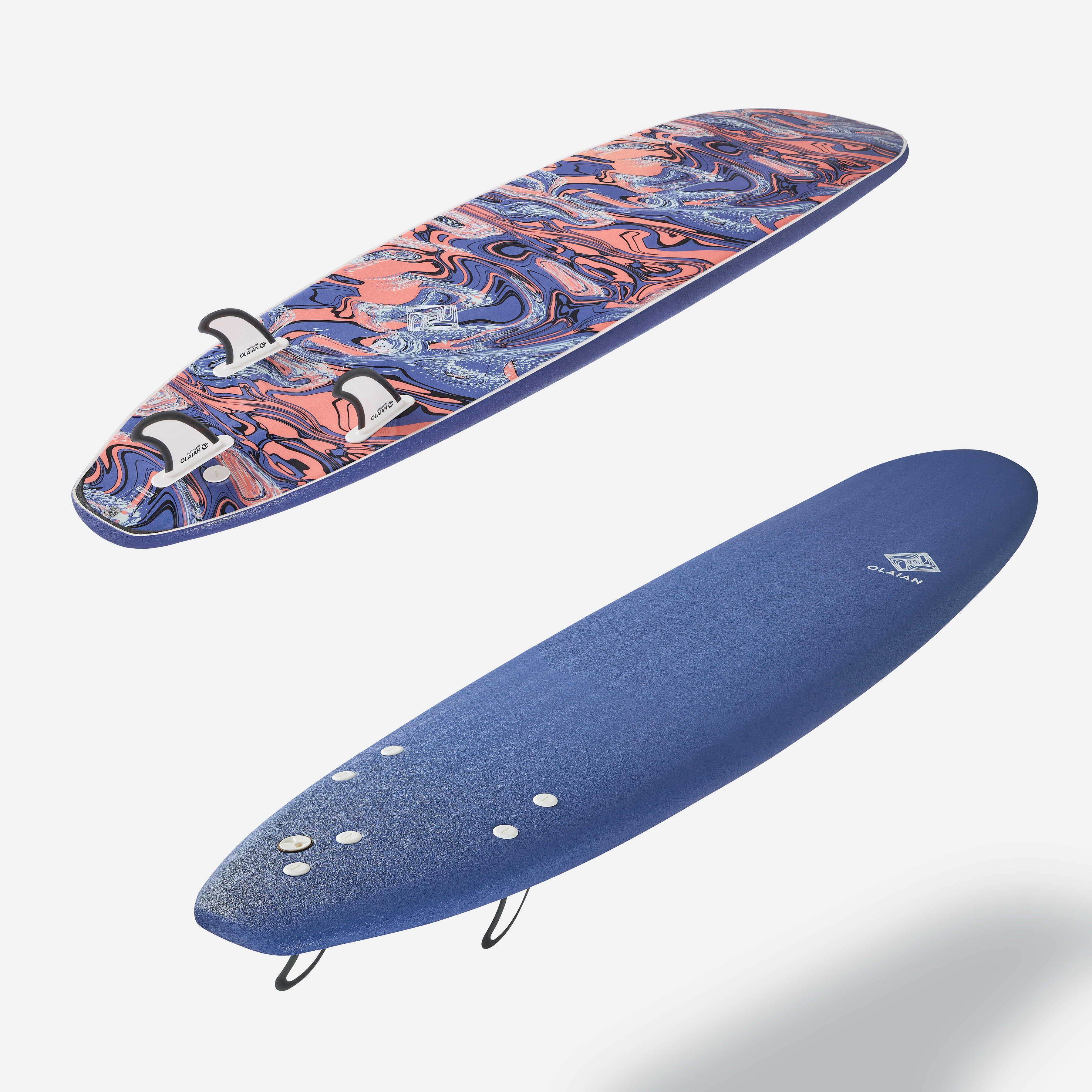 Foam surfboard 7'8" - 500 blue